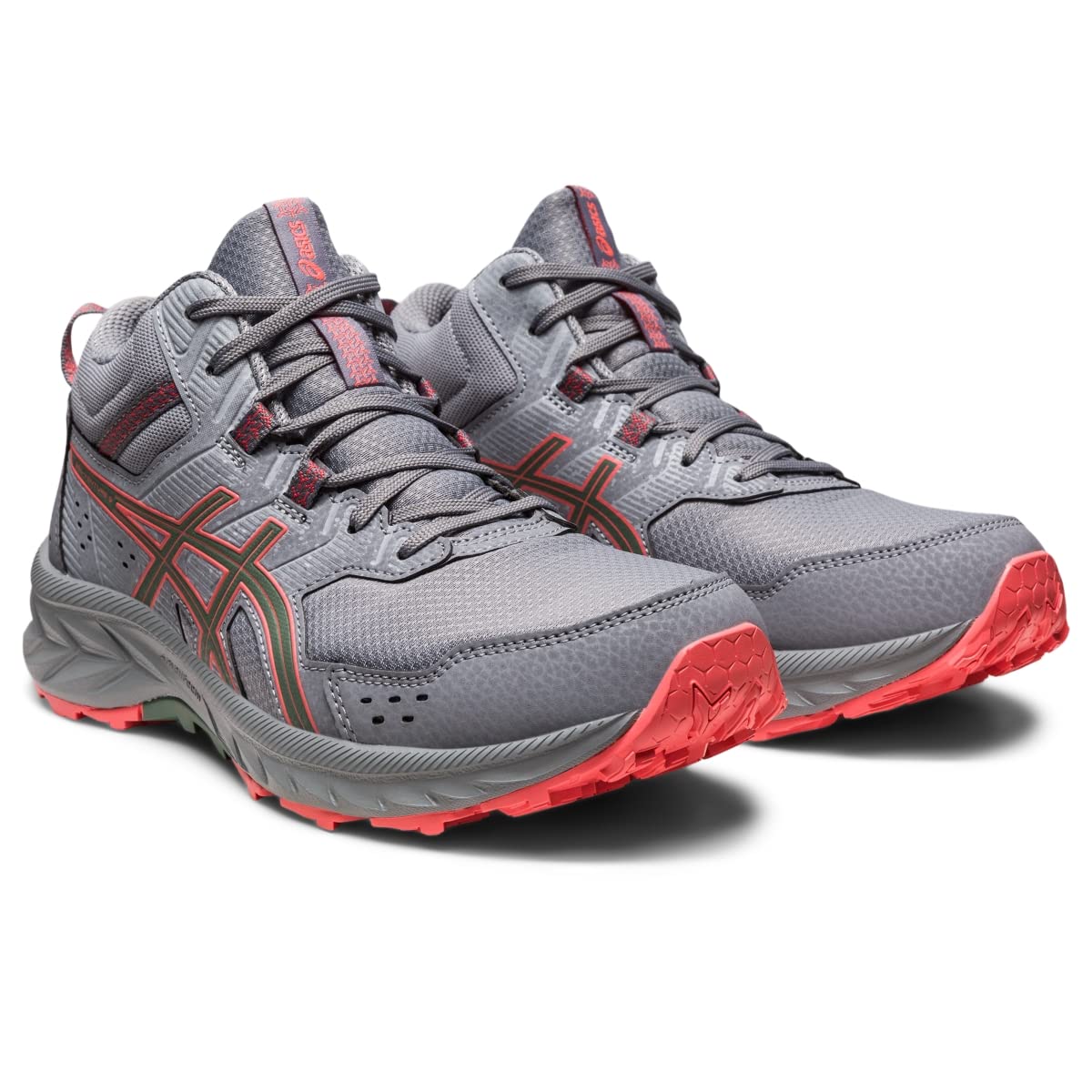 ASICS Women's GEL-VENTURE 9 Mid Top Running Shoes, 8.5, SHEET ROCK/PAPAYA