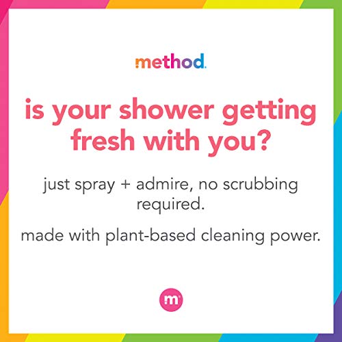 Method Daily Shower Cleaner Refill, Eucalyptus Mint, For Showers, Tile, Fixtures, Glass and Tubs, 68 Fl Oz (Pack of 1)