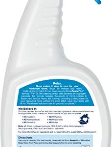 Bona PowerPlus Hardwood Floor Deep Cleaner Spray - 32 fl oz - Refillable - Oxygenated Formula and Residue-Free Floor Cleaning Solution - for Wood Floors