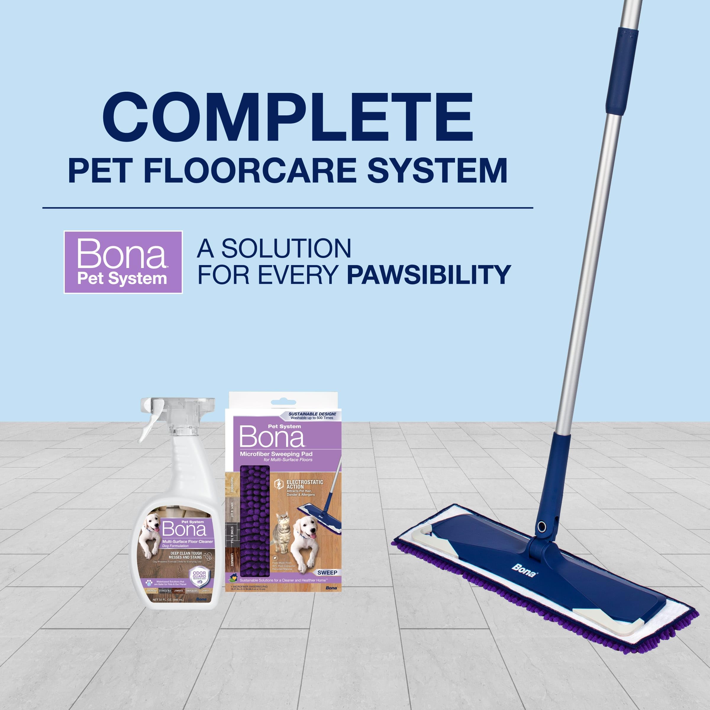 Bona Pet System Multi-Surface Floor Cleaner, Dog Formulation 32 fl oz