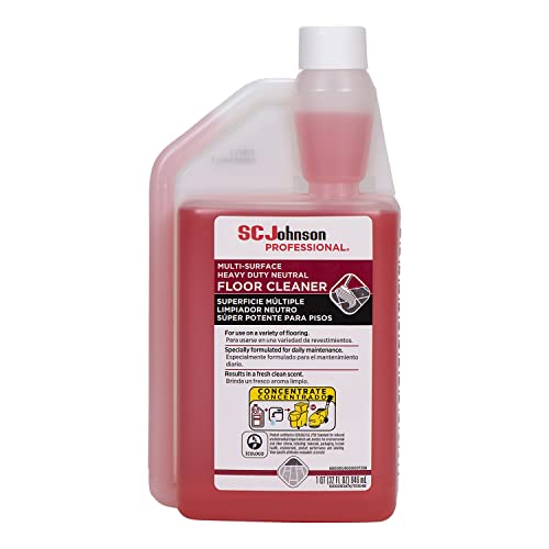 SC Johnson Professional Heavy Duty Neutral Floor & Surface Cleaner 32oz, case of 6