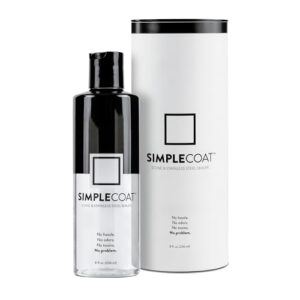 SimpleCoat Natural Stone and Stainless Steel Sealer | Countertop Sealer | 8oz