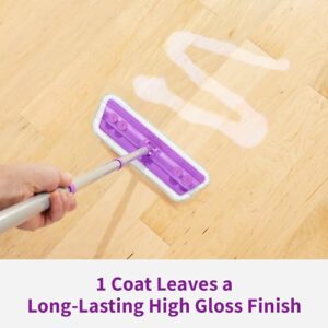 Rejuvenate Professional Wood Floor Restorer and Polish with Durable Finish Easy Mop On Application High Gloss Finish 32oz