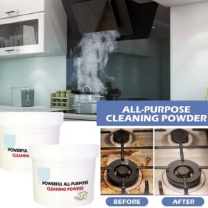 Powerful Kitchen All-Purpose Powder Cleaner,Household Multifunctional Strong Cleaning Agent,Kitchen Foam Cleaner,Stubborn Stains Cleaner,Foam Rust Remover Kitchen All-Purpose Cleaning Powder (1Pcs)