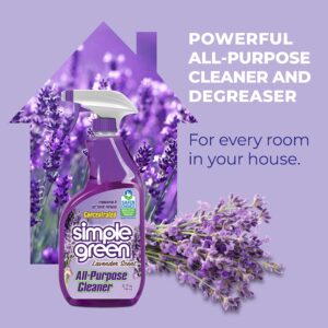 Simple Green AllPurpose Cleaner, 32 Fl Oz (Pack of 3), Lavender, 96 Fl Oz