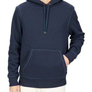 Amazon Essentials Men's Sherpa-Lined Pullover Hoodie, Navy, Large