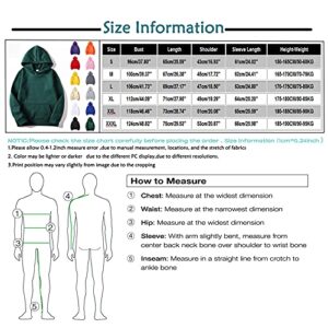 Hoodies for Men Plus Size Lightweight Solid Color Pullover Sweatshirts Casual Funny Long Sleeve Fishing Hoodies Pullover Comfy Goth Outfits Apparel Sudadera con capucha para hombre(Purple,M)