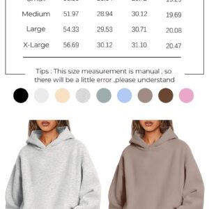 Trendy Queen Womens Hoodies Preppy Clothes Oversized Sweatshirts Teen Girls Casual Pullover Cute Fall Winter Outfits 2024 Pink