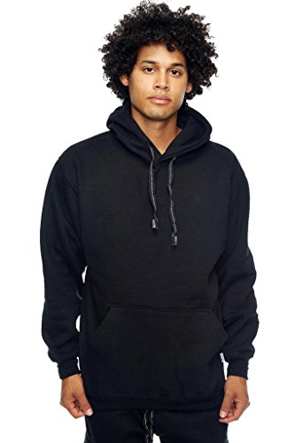 Pro Club Men's Heavyweight Pullover Hoodie (13oz), Black, 2X-Large