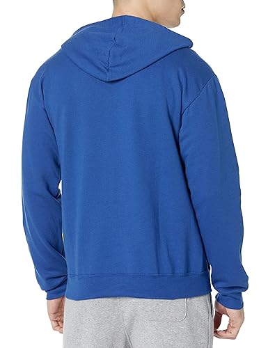 Fruit of the Loom Unisex Adult Eversoft Fleece Hoodies, Pullover & Full Zip, Moisture Wicking Breathable, Sizes S-4x Hooded Sweatshirt, Mellow Blue, XX-Large US