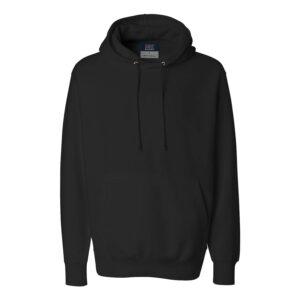 mv sport cool fleece hoodies for men (drawstring hoodie mens sweatshirt) mens hoodies pullover (black, large)