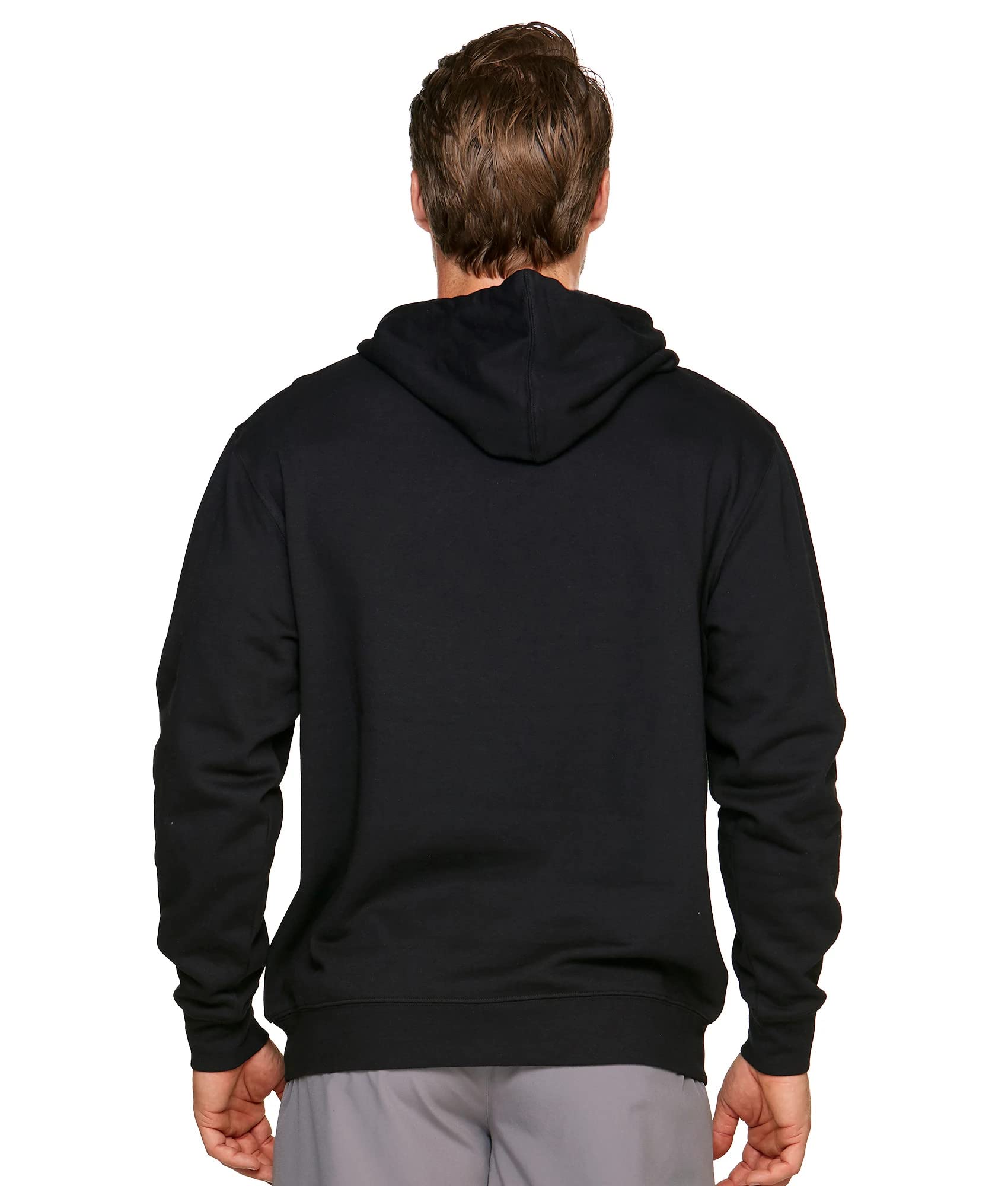 Colosseum Realtree Men's Edge Grizzly Fleece Pullover Hoodie (Black, Medium)