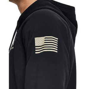 Under Armour mens Freedom Flag Fleece Hoodie, (002) Black / / None, Medium