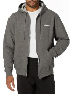 champion men's zip-up hoodie, powerblend, zip-up hoodie sweatshirt for men (reg. or big & tall)
