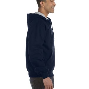 Champion Men's Front Pocket Pullover Hoodie Sweatshirt, Large, Navy