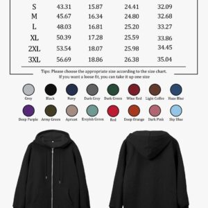 StunShow Womens Hoodies Black Zip Up Hoodie Women Y2k Oversized Casual Sweatshirts for Teen Girls 2023 Fall Jacket With Pocket Black M