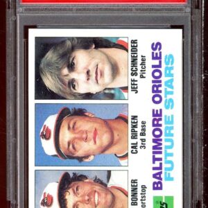 Cal Ripken Jr Rookie Card 1982 Topps #21 PSA 9