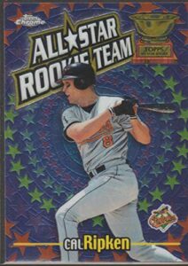 2000 topps chrome cal ripken jr. orioles all star rookie team insert baseball card #rt4