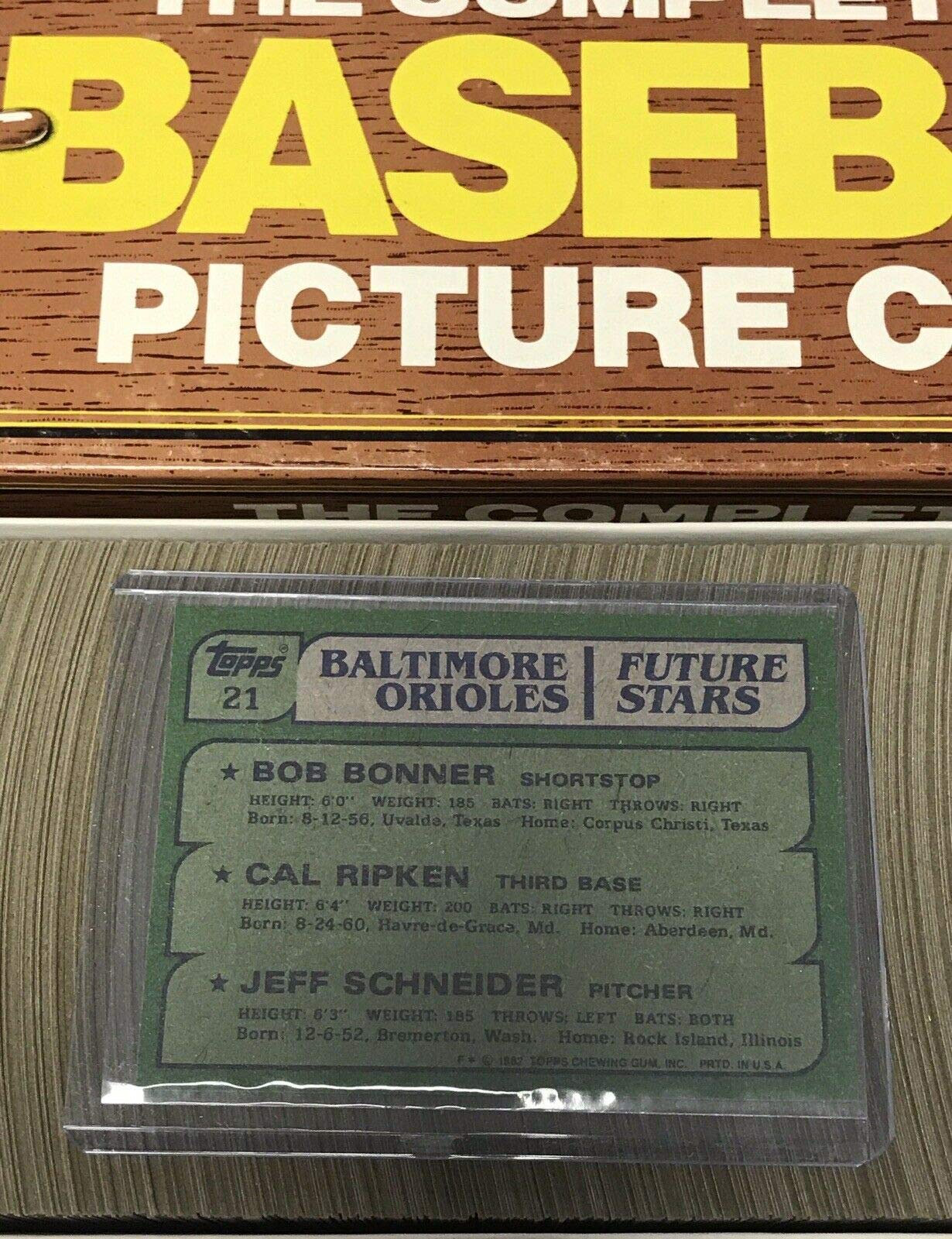 1982 Topps Baseball Opened Factory Set 792 Cards Cal Ripken Jr. Rookie