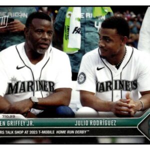 JULIO RODRIGUEZ/GRIFFEY JR 2023 Topps NOW ROOKIE #559 Mariners NM+-MT+ MLB Baseball PR:2983