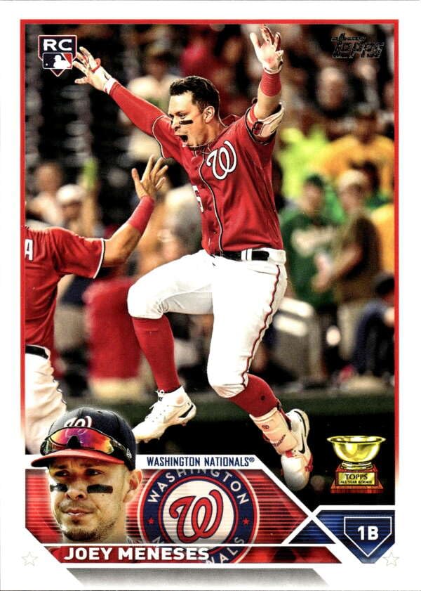 2023 Topps #470 Joey Meneses NM-MT RC Rookie Washington Nationals Baseball Trading Card