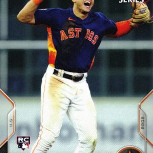 2022 Topps Now Baseball #1161 Jeremy Pena Rookie Card Astros - Wins World Series MVP Award