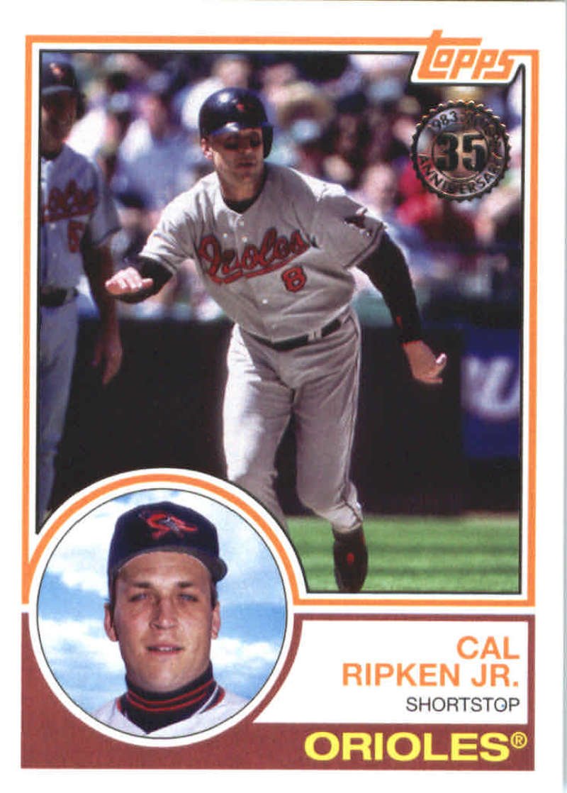 2018 Topps '83 Topps #83-39 Cal Ripken Jr. Baltimore Orioles Baseball Card