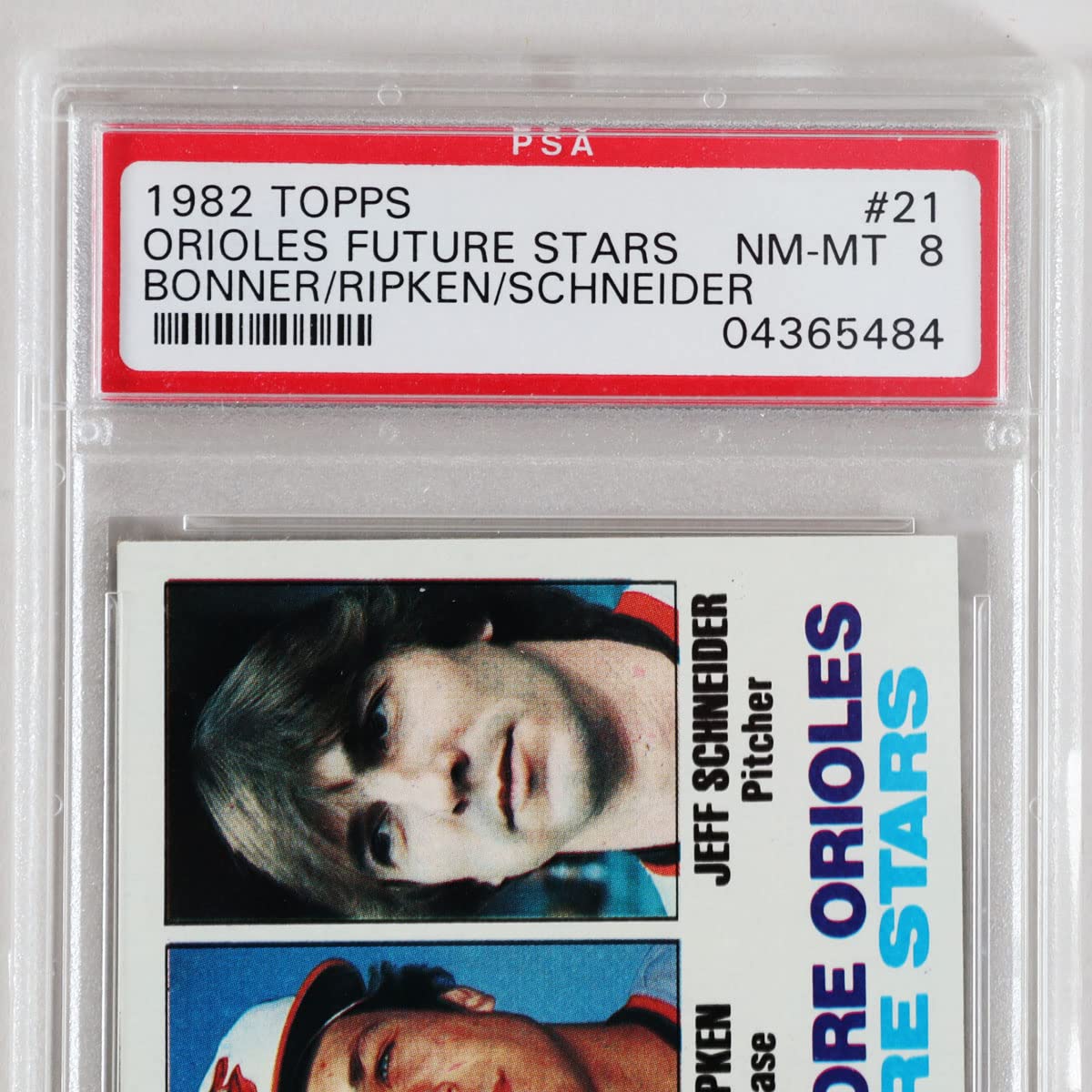 1982 Topps Orioles Future Stars Cal Ripken Jr. Rookie Card RC #21 ? Graded PSA NM-MT 8