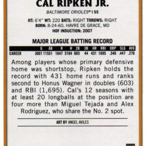 Cal Ripken Jr. Hall Of Fame Topps Gallery Collectible Baseball Card - 2020 Topps Gallery Hall Of Fame Baseball Card #HOFG-13 (Orioles) Free Shipping & Tracking