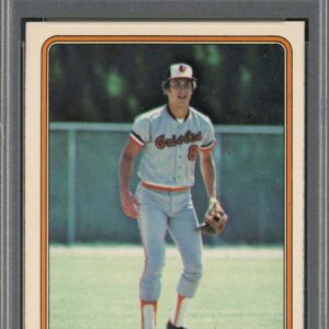 Cal Ripken Jr 1982 Fleer Baseball Rookie Card #176 Graded PSA 8