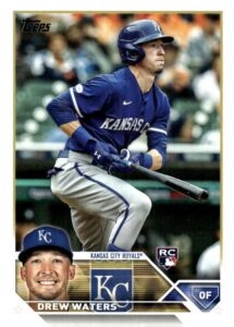 2023 topps #543 drew waters kansas city royals (rc - rookie card) nm-mt mlb baseball