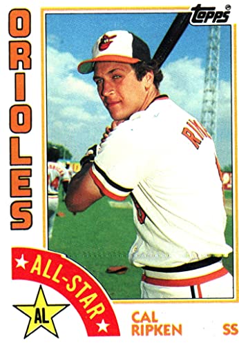 Cal Ripken Jr. All-Star Collectible Baseball Card - 1984 Topps All-Star Baseball Card #400 (Orioles) Free Shipping & Tracking