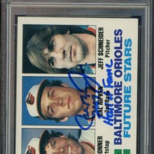 1982 Topps #21 Cal Ripken Jr. Rookie RC Signed 2007 HOF PSA/DNA 10 Auto Fanatics - Baseball Slabbed Autographed Cards