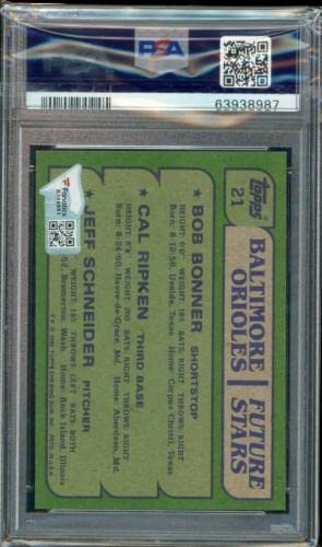 1982 Topps #21 Cal Ripken Jr. Rookie RC Signed 2007 HOF PSA/DNA 10 Auto Fanatics - Baseball Slabbed Autographed Cards