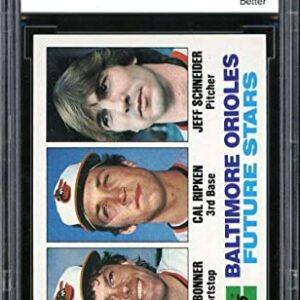 1982 Topps #21 Cal Ripken Jr. Rookie Card BGS BCCG 9 Near Mint+ - Baseball Slabbed Rookie Cards