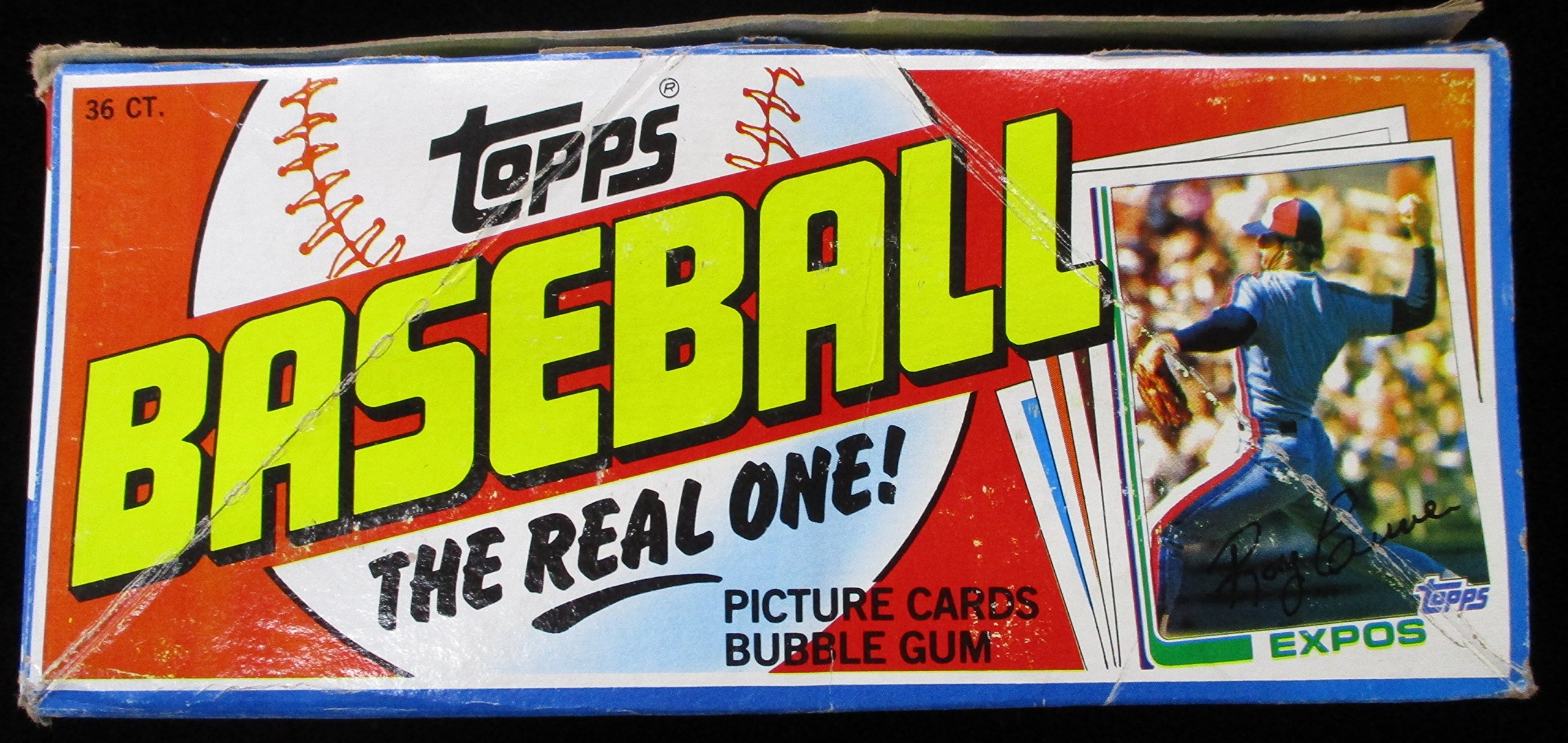 1982 Topps Baseball Wax Box 36 Packs (Cal Ripken RC Year)