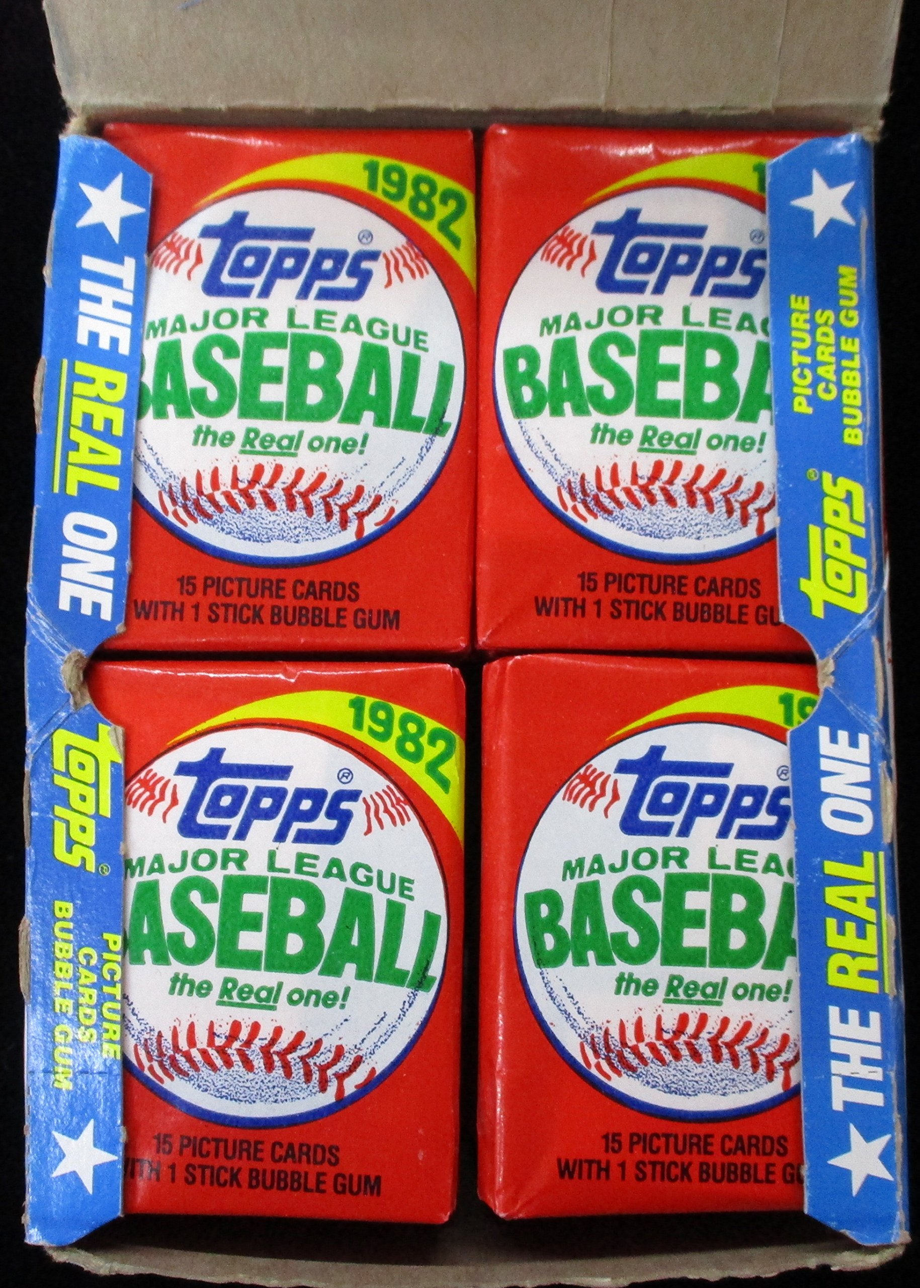 1982 Topps Baseball Wax Box 36 Packs (Cal Ripken RC Year)