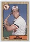 1987 topps baseball card # 784 cal ripken jr. baltimore orioles