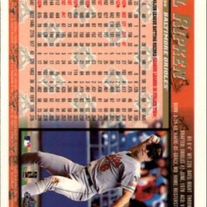 1998 Topps Chrome Baseball Card #320 Cal Ripken