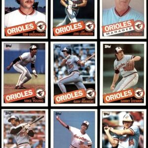 1985 Topps Baltimore Orioles Team Set Baltimore Orioles (Set) NM+ Orioles