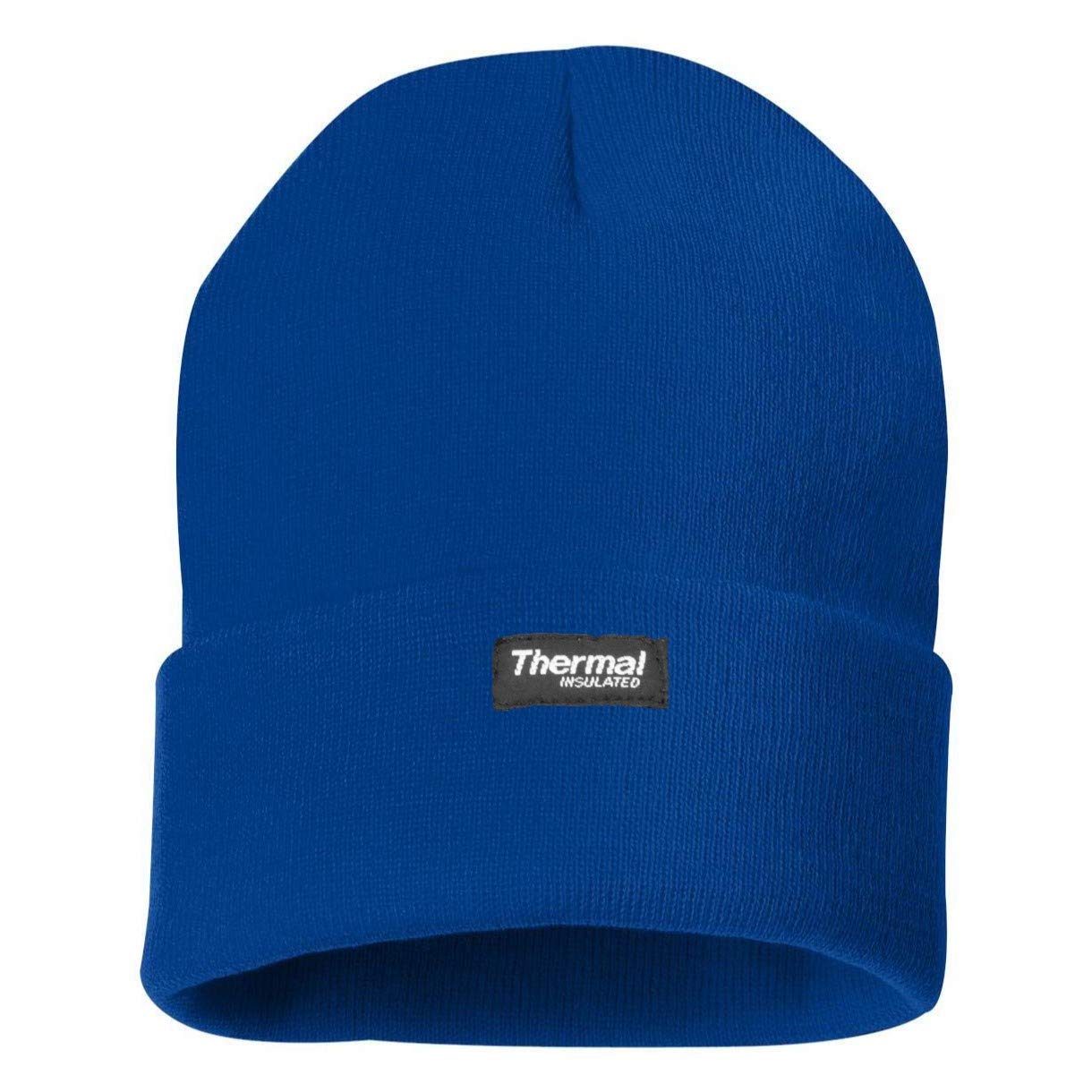 McGuire Gear Thermal Insulated Watch Cap Beanie, 40 Gram Insulation, Water Resistant, Warm Lightweight Winter Hat (Royal Blue)