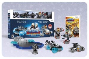 skylanders superchargers dark edition with exclusive dark bowser amiibo for nintendo wii