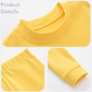 Enfants Chéris Toddler Thermals Underwear for Boys Yellow 4T