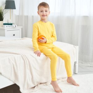 Enfants Chéris Toddler Thermals Underwear for Boys Yellow 4T