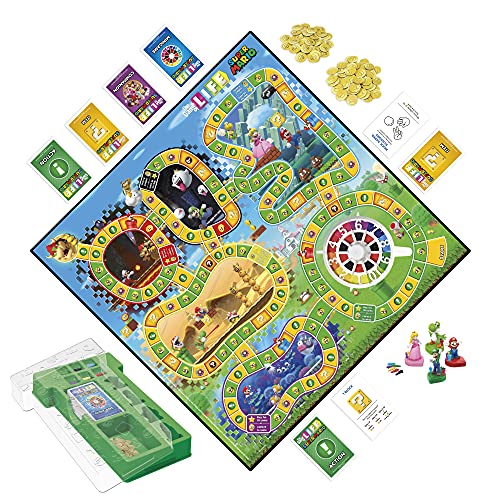 Hasbro Gaming The Game of Life: Super Mario Edition Board Game for Kids Ages 8 and Up, Play Minigames, Collect Stars, Battle Bowser