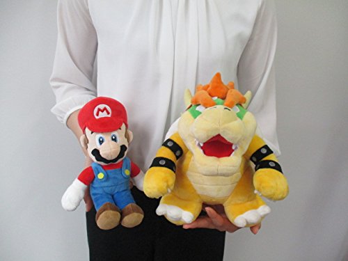 Sanei Super Mario All Star Collection 10" Bowser Plush, Small