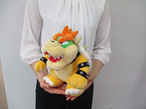 Sanei Super Mario All Star Collection 10" Bowser Plush, Small