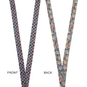 Bioworld Super Mario Brothers Bowser Lanyard with Metal Charm and ID Sleeve