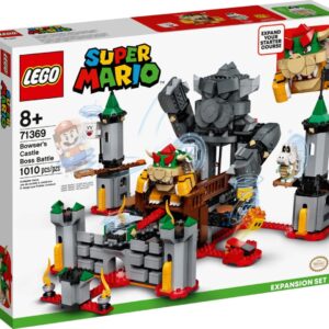 LEGO Super Mario Bowser’s Castle Boss Battle Expansion Set 71369 Building Kit; Collectible Toy for Kids to Customize Their Super Mario Starter Course (71360) Playset (1,010 Pieces)