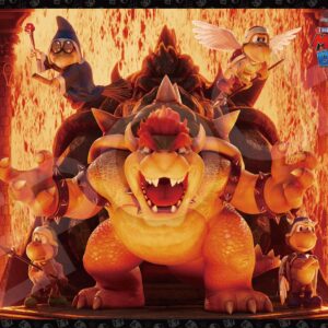 500 Piece Jigsaw Puzzle Super Mario Brothers Bowser World (15.0 x 20.9 inches (38 x 53 cm)